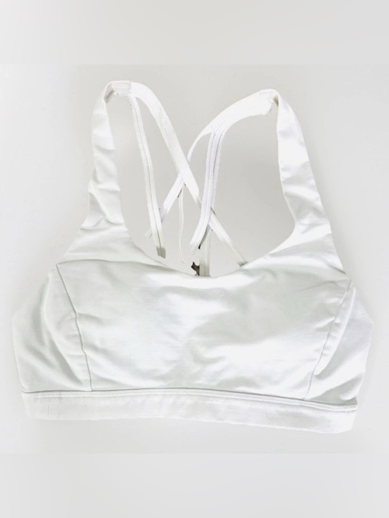 lululemon athletica Other - Lululemon Free To Be Serene Bra White Size 4 Strappy Back Yoga Sports Bra